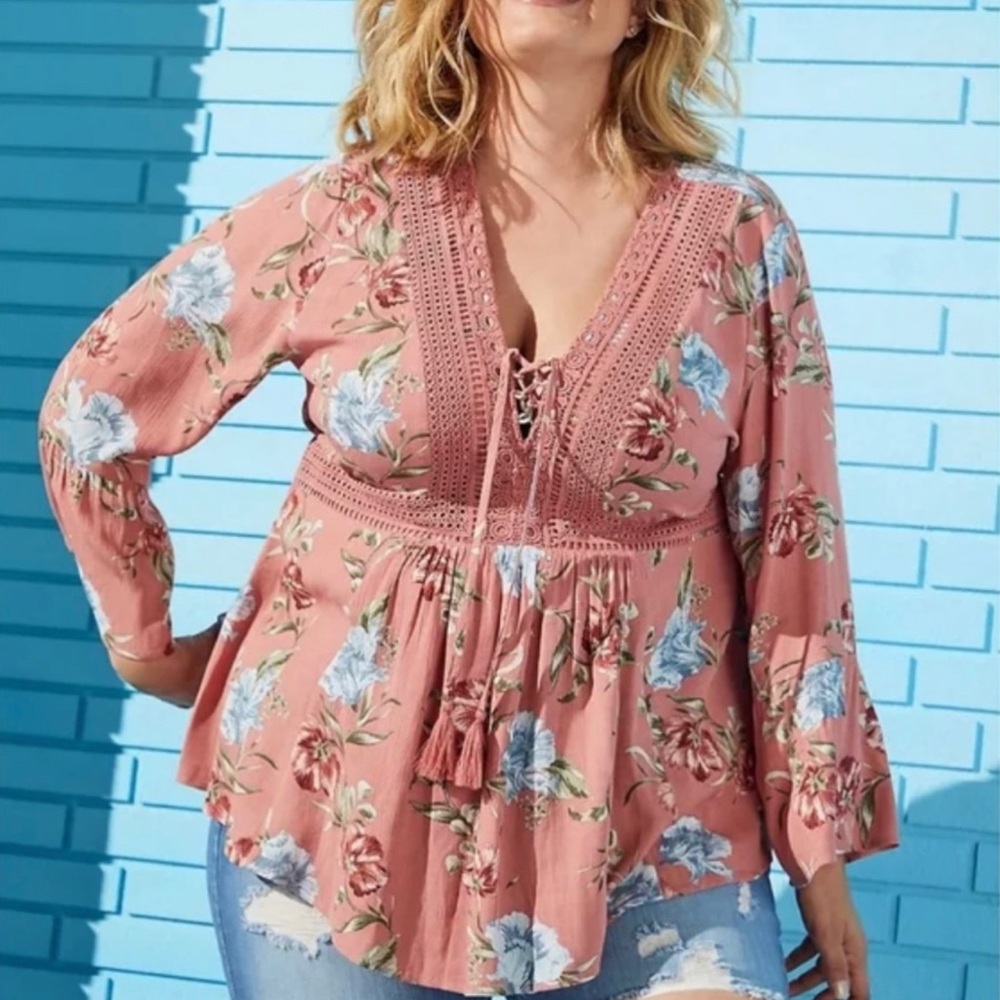 Beautiful fall blouse